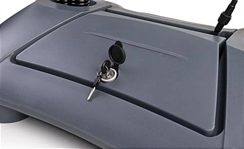 23 X 33 LED Sidewalk Sign, Double Sided, Water-Fill Base, Custom Printing - Gray - Image 8