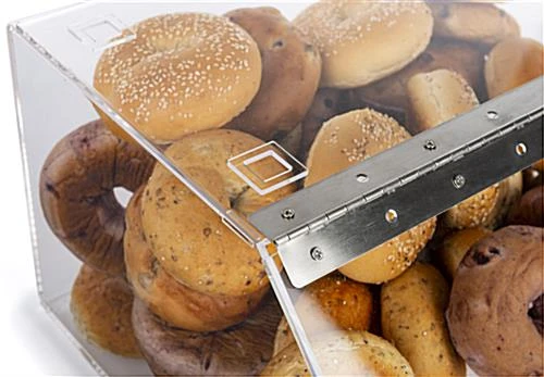 16"w Acrylic Display Bin W/ Lift-Open Door - Image 2