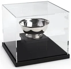 14 X 14 Countertop Display Case With Lift-Off Acrylic Top - Black
