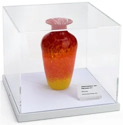 14 X 14 Countertop Display Case With Lift-Off Acrylic Top - White