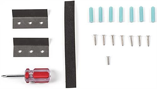 8”w Wall Wedge Display Case W/ MDF Base And Lift Off Acrylic Vitrine - White - Image 6