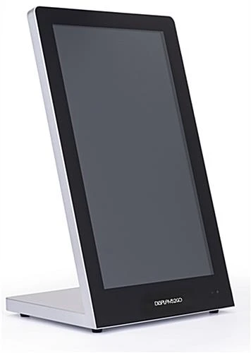 21.5" Touch Screen Digital Countertop Stand, 10pt PCAP Touch, Media Player - Black - Image 3