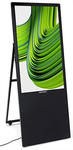 43" Non-Touch Digital A-Frame Sign W/ Android 7.1 Operating System - Black