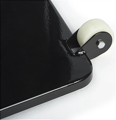 TV Stand For Floor With Power Strip, Fits Monitors 10 - 60-In, Angled Design - Black - Image 8