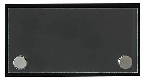 Workshop Series 6 X 3 Door Sign W/ Acrylic Plates, Standoffs & Film Sheets – Black - Image 3