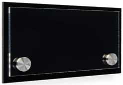 Custom Door Sign In Black Offers Personalized Solution