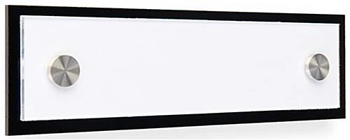 Office Door Name Signs With Black Back Plate - Image 2