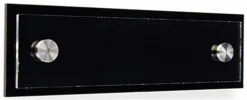 Office Door Name Signs With Black Back Plate