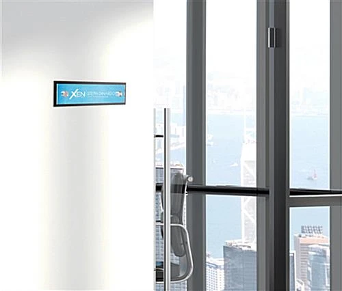 Office Door Name Signs With Black Back Plate - Image 5