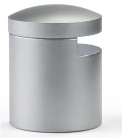 1 X 3/4 Edge Grip Standoffs, Steel, Set Of 4 - Silver