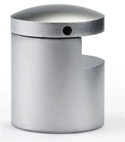 1 X 5/8 Edge Grip Standoffs, Steel, Set Of 4 - Silver