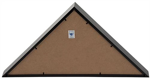 American-Made Premium Wood Flag Case For 5’ X 9.5’ Flags, Rear Loading - Black - Image 4