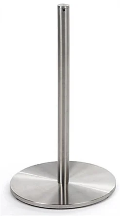 QueuePole Slim 16” Silver Stanchion Post, Rope Not Included