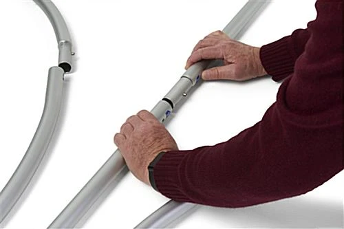 Interlocking Crowd Control Barrier, 1 Barrier, 2 Shape Signage - Custom Printing - Image 10