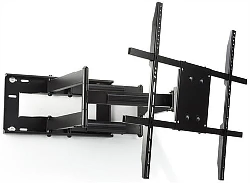 TV Wall Mount W/ Articulating Arm, Fits Monitors 42”-90”, Tilting & Rotating - Black - Image 2