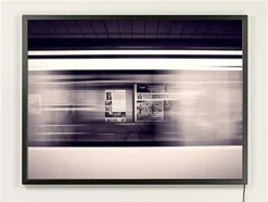 22 X 28 LED Light Box With Hanging Line For Window Displays, Snap Open - Black