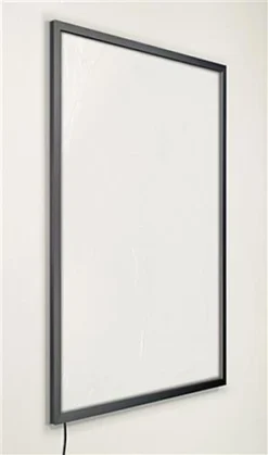 22 X 28 LED Light Box For Wall, Snap Open - Black