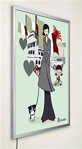 Lightboxes Mount Both Vertically & Horizontally