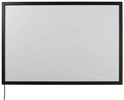27 X 40 LED Light Box For Wall Mount, Movie Poster Format, Snap Open - Black - Image 2