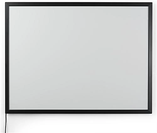 30 X 40 LED Light Box For Wall Mount, Snap Open - Black - Image 2