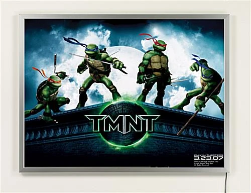 36 X 48 LED Light Box For Wall, Snap Open - Silver - Image 2