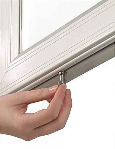 18 X 24 Outdoor LED Light Box For Wall, Swing Open - Silver - Image 5