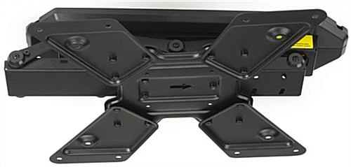 Ceiling TV Mount For Monitors 23"-55”, Motorized, Remote Control Included - Black - Image 3