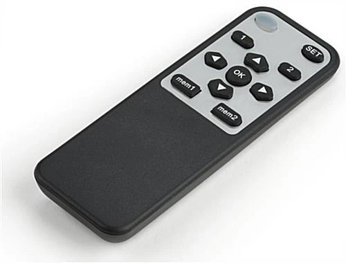 Ceiling TV Mount For Monitors 23"-55”, Motorized, Remote Control Included - Black - Image 5