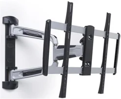 Curved & Flat TV Wall Mount W/ Articulating Arm, For Screens 37”-70”, Tilting - Black