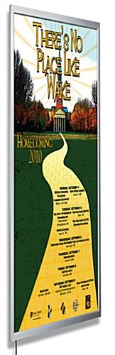 Slimline Lightbox: LED 47" X 94" Silver W/Snap Open Frame