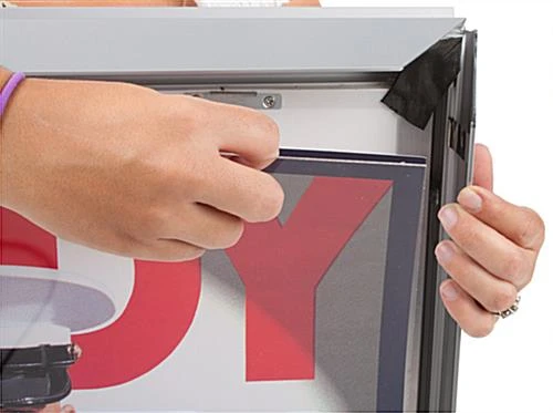 24 X 36 LED Light Box For Windows, Double Sided, Hanging Kit Sold Separate - Silver - Image 3