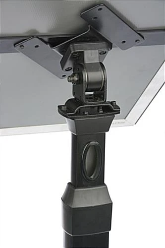 18 X 24 Menu Stand For Floor, Snap Open, Adjustable Height - Black - Image 6