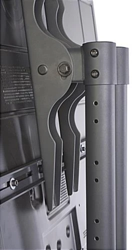 TV Stand With 2 Mounts For Windows, Fits Screen 32 To 65", Weighted Base W/Wheels - Image 4