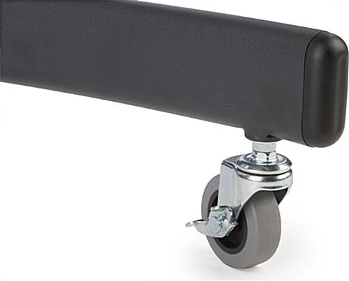 TV Stand With 28” AV Shelf & Camera Tray, Fits Monitors 37” To 70”, Tilting - Black - Image 4