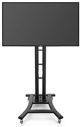 Black LED TV Stand Features 8 Height Adjustments And A Tilting Bracket - Image 5