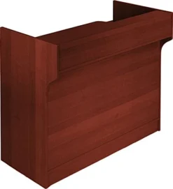 48" Cash Wrap W/ Adjustable Storage Shelves & Pull-out Drawer - Cherry