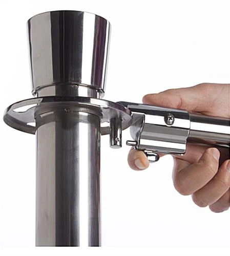 Café Barrier System W/ 7 Banners & 8 Stanchions - Red - Image 4