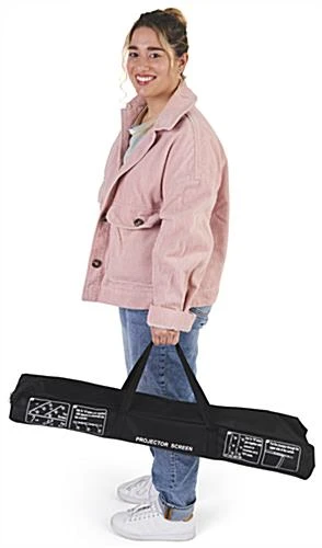 88 X 78 Projector Screen W/ Outdoor Stand & Ground Stakes, 100 In. Diagonal - White - Image 5