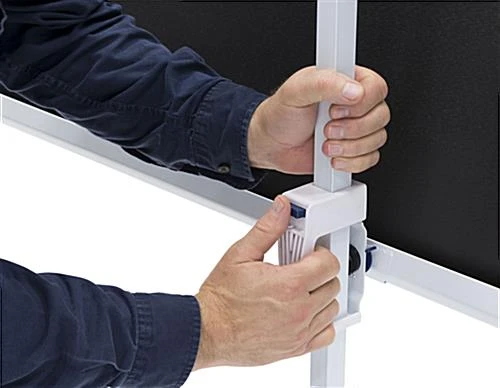 79 X 45 Projector Screen With Tripod Stand, 90-inch Retractable Screen - Black - Image 7