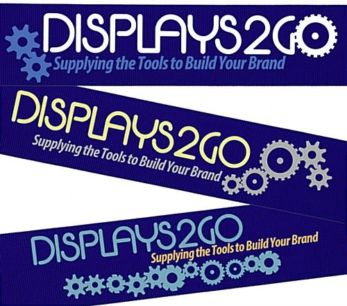 QueuePole.Economy 41.5" Black Stanchion Posts With 6.5' Blue Belt - 2 Color Printing - Image 7