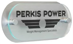 Workshop Series 10 X 4 Oval Door Sign, Standoffs & Film Sheets – Silver