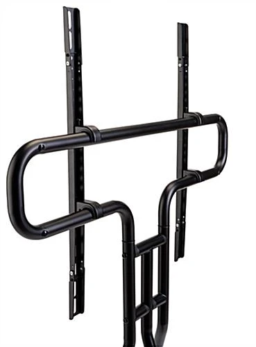 Tripod Easel TV Stand, Fits Screens 49”- 70”, Steel Legs – Black - Image 3