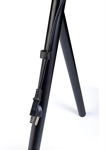 Tripod Easel TV Stand, Fits Screens 49”- 70”, Steel Legs – Black - Image 4