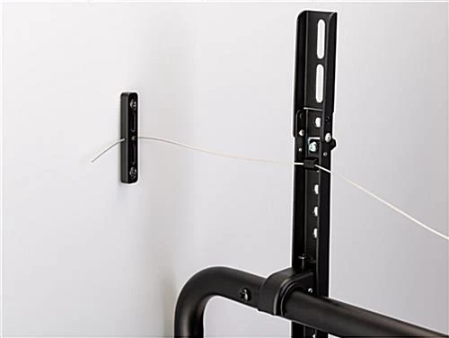 Tripod Easel TV Stand, Fits Screens 49”- 70”, Steel Legs – Black - Image 5