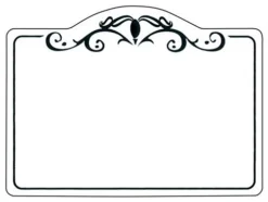 4 X 3 Deli Sign With Wet/Dry Erase Write-on Surface, Set Of 50 - Black