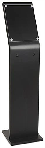 Workshop Series 8.5 X 11 Sign Stand For Floor With Sign Hardware For Frame - Black