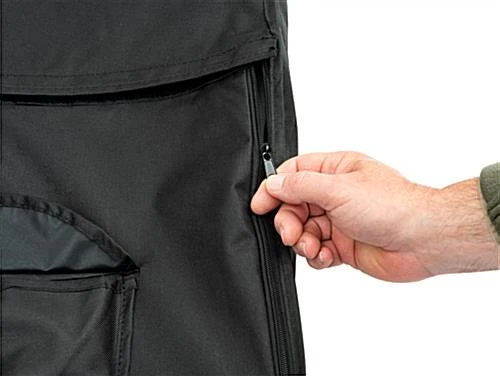 Outdoor TV Cover For 55" - 58" Screens With Water-Resistant Coating - Black - Image 5