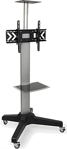 TV Stand With Camera & AV Shelf, Fits Monitors 32”-65”, Height Adjustable