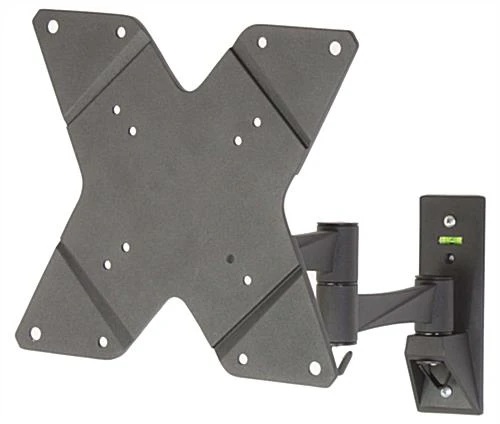 TV Wall Mount With Articulating Arm Fits Monitors 23-42", Built-in Level - Black - Image 3