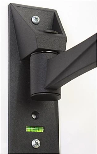 TV Wall Mount With Articulating Arm Fits Monitors 23-42", Built-in Level - Black - Image 5